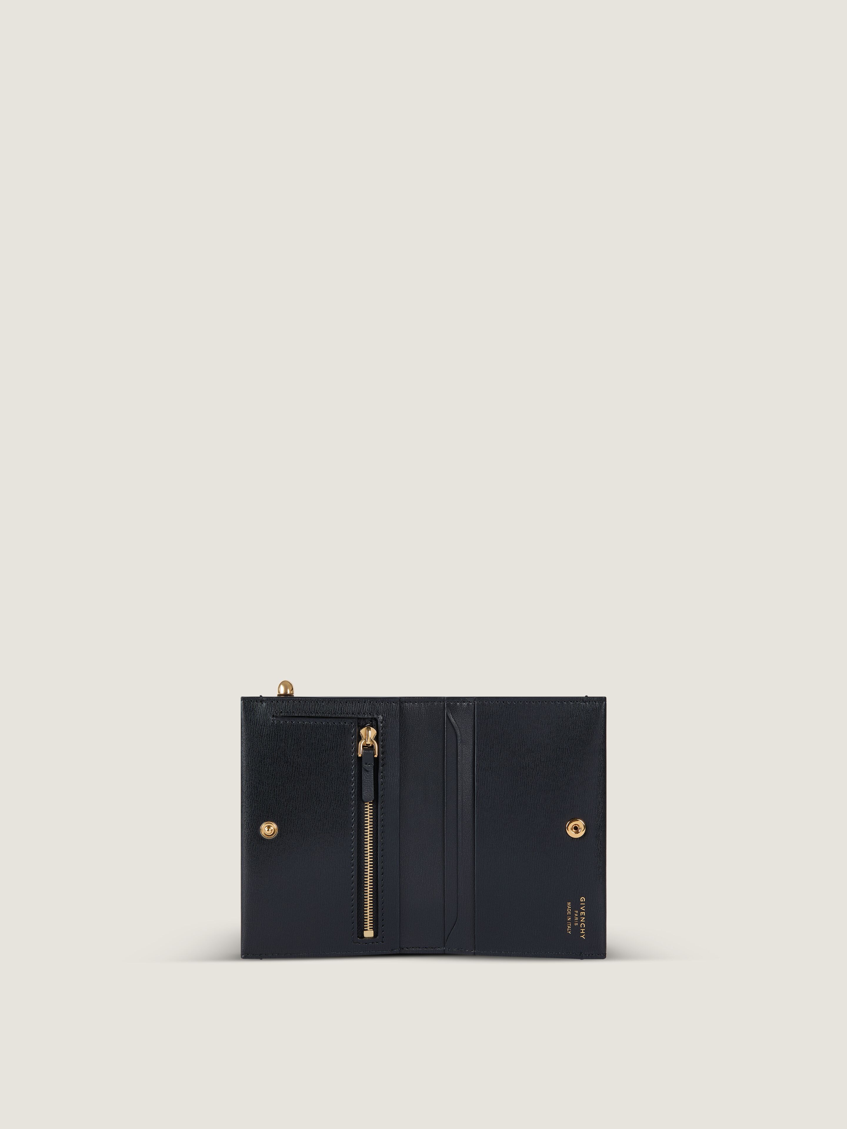 Pinch wallet in leather